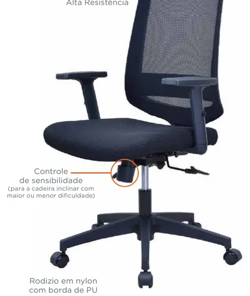 Cadeira Londres Diretor e Cadeira Londres Presidente