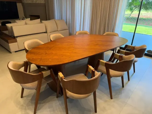 Mesa Orgânica com Cadeira REF 408