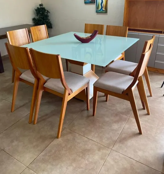 Mesa Isa com Cadeiras REF 407 - versão quadrada