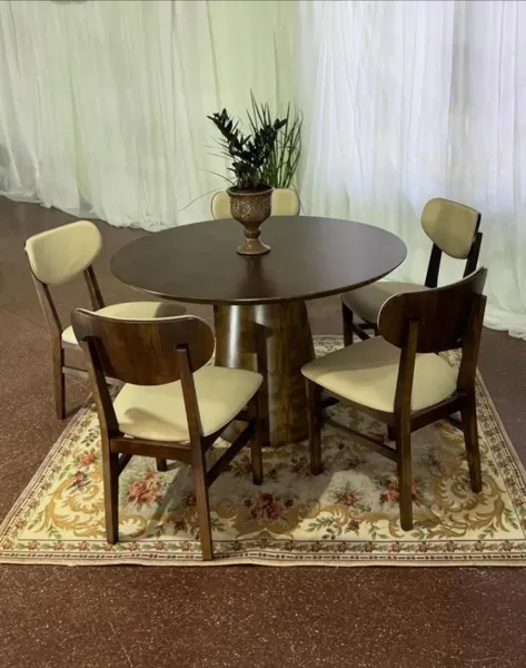 Mesa Elizabeth Corte 45 com Cadeiras REF 415